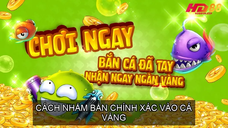 Cách nhắm bắn chính xác vào cá vàng