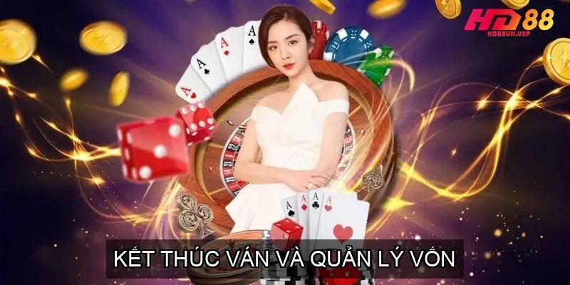 Luật Chơi Game Bài Baccarat - Quy tắc cơ bản của Baccarat 4 Kết thúc ván và quản lý vốn